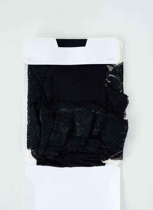 Bas noir LE BOURGET pour femme