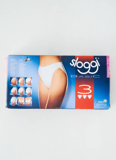 Culotte blanc SLOGGI pour femme
