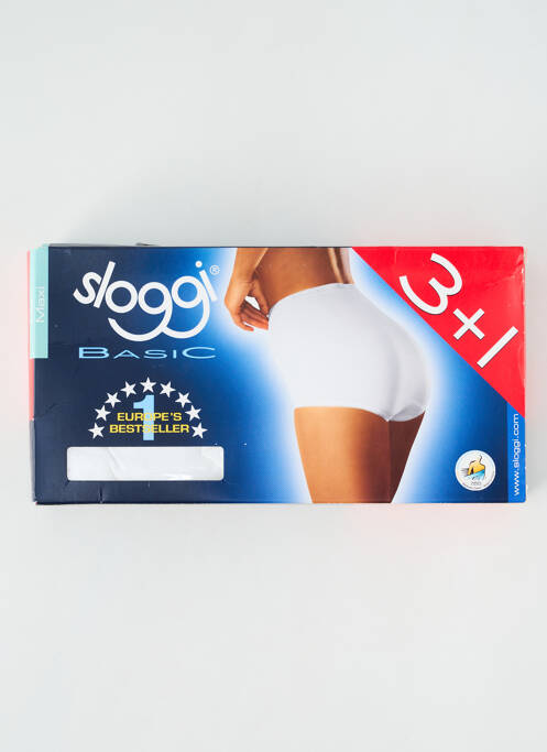 Culotte haute blanc SLOGGI pour femme