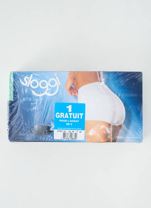 Culotte haute blanc SLOGGI pour femme