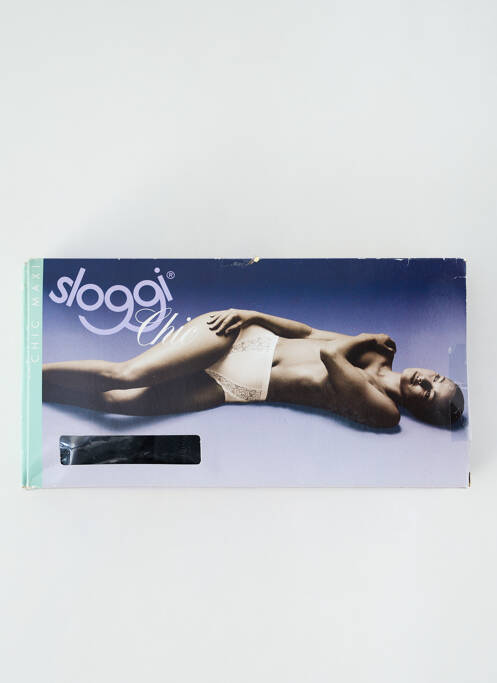 Culotte haute noir SLOGGI pour femme