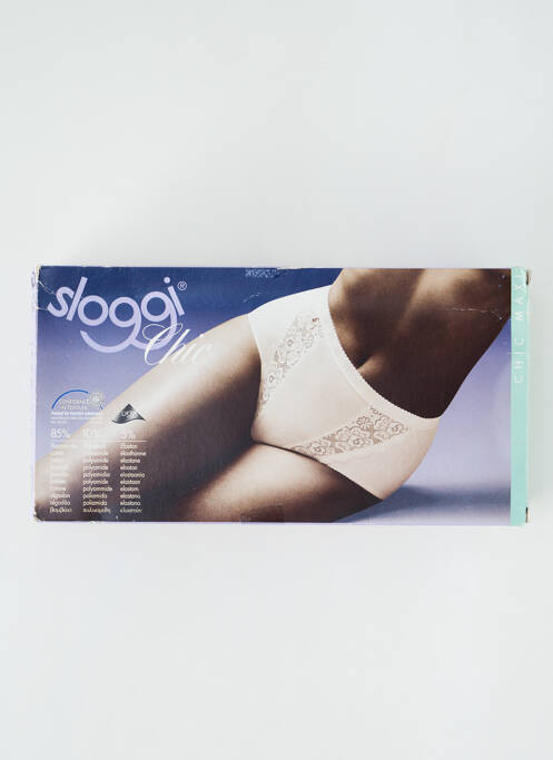 Culotte haute noir SLOGGI pour femme