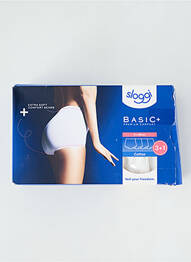 Culotte haute stretch blanc SLOGGI femme