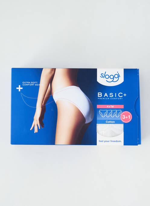 Culotte blanc SLOGGI pour femme