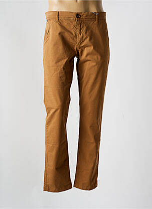 Pantalon chino tissage popeline taille normale marron LEE COOPER homme