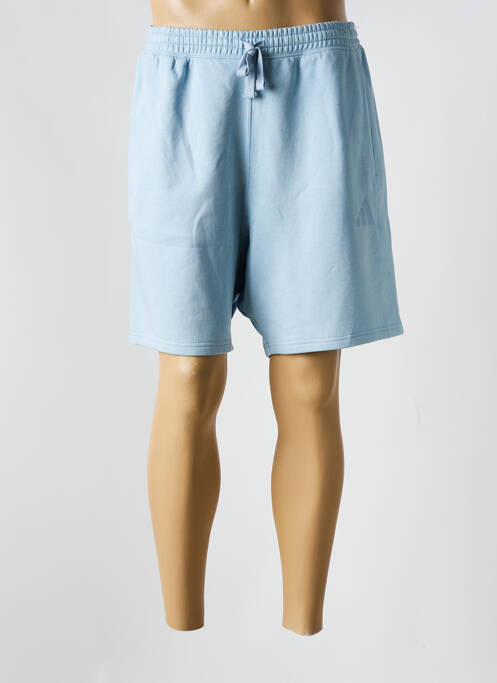 Short bleu ADIDAS pour homme