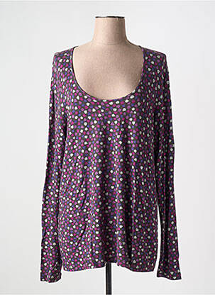 T-shirt manches longues manches longues violet PERSONA femme