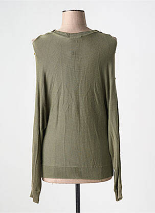 Pull stretch manches longues vert COP COPINE femme