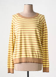 Pull stretch manches longues jaune PENNYBLACK femme
