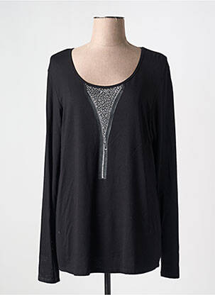 T-shirt manches longues manches longues noir PERSONA femme