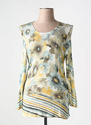 Pull tunique stretch manches longues vert GERRY WEBER femme