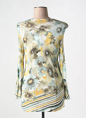 Pull tunique stretch manches longues vert GERRY WEBER femme