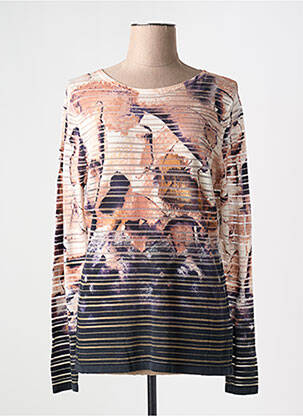 Pull coupe cintrée manches longues orange GERRY WEBER femme