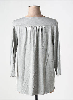 T-shirt manches 3/4 manches 3/4 gris BETTY BARCLAY femme