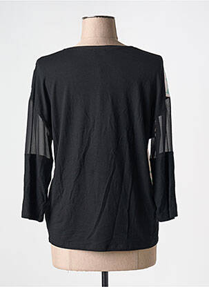 T-shirt manches 3/4 manches 3/4 noir GERRY WEBER femme