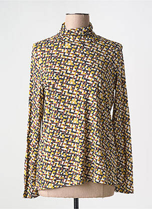 Sous-pull imprimé fantaisie manches longues jaune BETTY BARCLAY femme