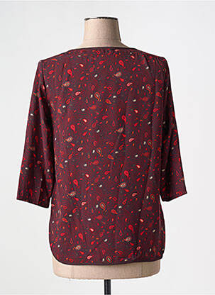 Blouse manches 3/4 manches 3/4 rouge LOLA ESPELETA femme