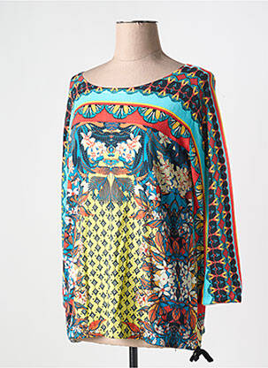 Pull stretch manches longues bleu JEI'S BY LETIZIA DENARO femme