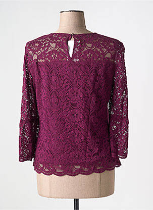 Top stretch manches 3/4 violet GERRY WEBER femme