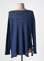 Pull tunique bleu MUS & BOMBON pour femme seconde vue