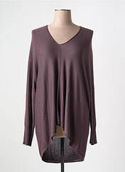 Pull tunique violet LA FEE MARABOUTEE pour femme seconde vue