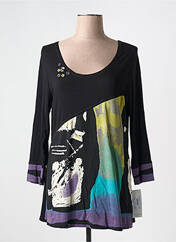 T-shirt noir ONE O ONE pour femme seconde vue