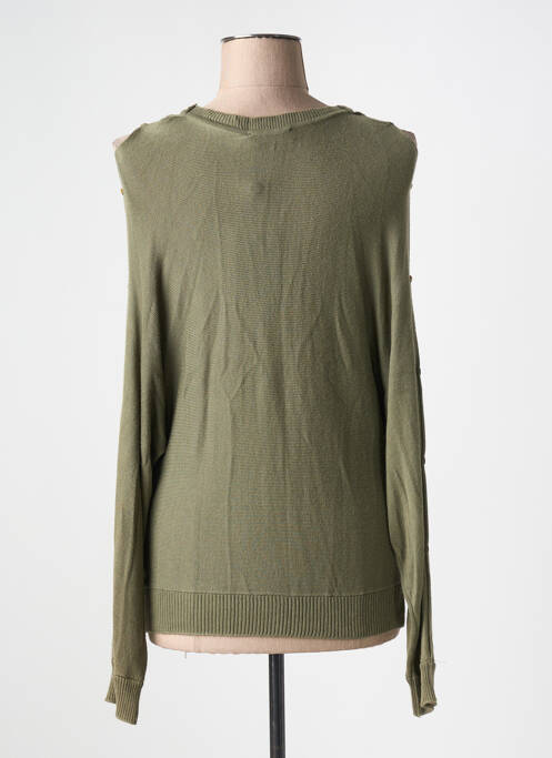 Pull stretch manches longues vert COP COPINE femme