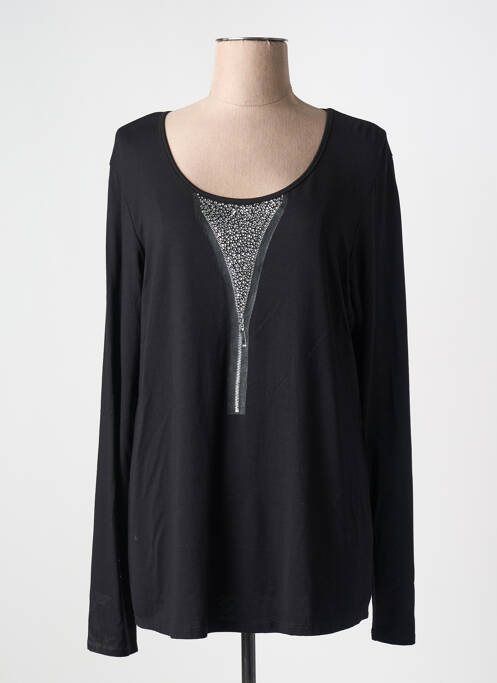 T-shirt manches longues manches longues noir PERSONA femme