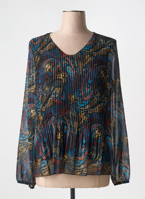 Blouse bleu SIGNE NATURE pour femme