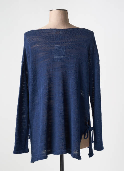Pull tunique bleu MUS & BOMBON pour femme