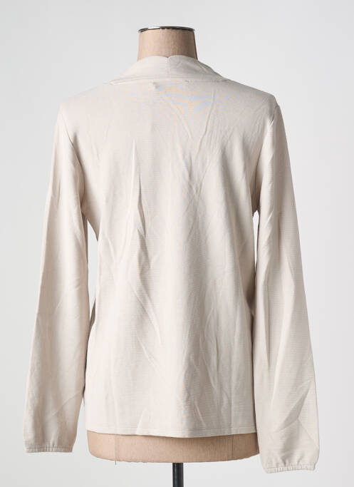Pull coupe cintrée manches longues beige BETTY BARCLAY femme