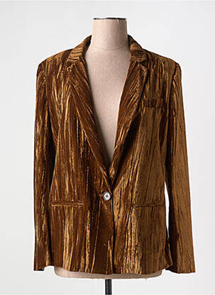 Blazer poches marron FIVE femme
