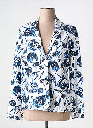 Blazer poches bleu AGATHE & LOUISE femme