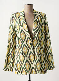 Blazer coupe cintrée vert SURKANA femme