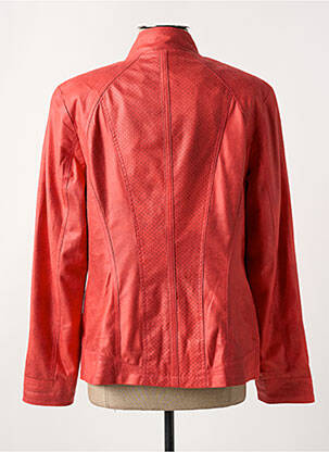 Veste casual col rond rouge BARBARA LEBEK femme