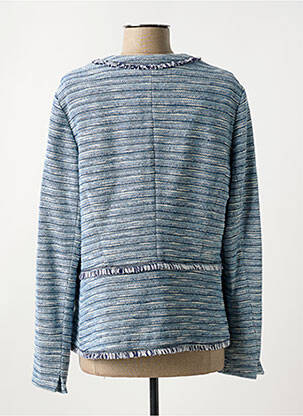 Veste casual col rond bleu GERRY WEBER femme