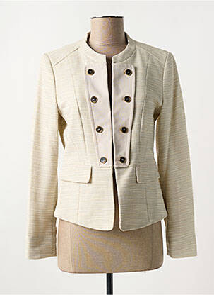 Veste casual col rond beige GERRY WEBER femme