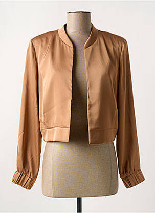 Veste casual col rond marron VERA MONT femme