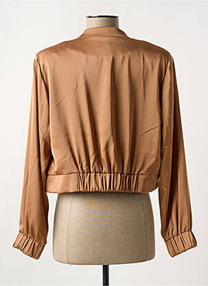 Veste casual col rond marron VERA MONT femme