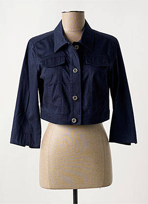 Veste casual col chemisier bleu BETTY BARCLAY femme