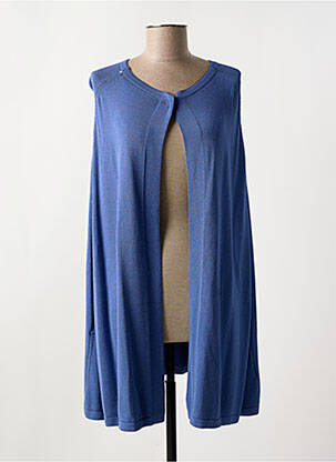 Poncho bleu COP COPINE pour femme