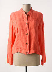 Veste casual orange SIGNE NATURE pour femme seconde vue