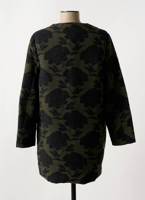 Manteau long vert LA FEE MARABOUTEE femme