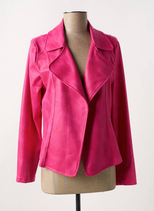 Veste casual rose SIGNE NATURE pour femme