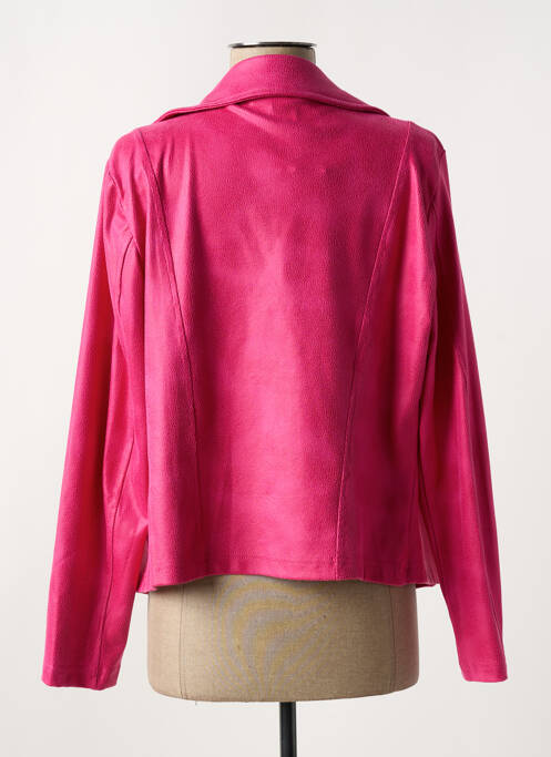 Veste casual rose SIGNE NATURE pour femme