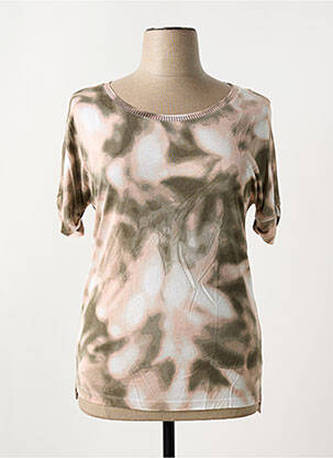 T-shirt stretch manches courtes vert BETTY BARCLAY femme