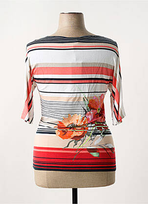 T-shirt stretch manches courtes orange DANEVA femme