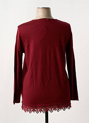 Pull tunique stretch manches longues rouge GERRY WEBER femme