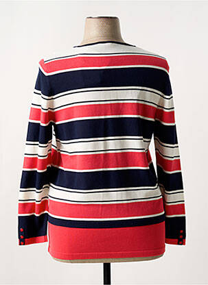 Pull coupe cintrée manches longues rouge RABE femme