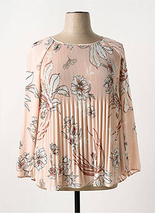Blouse légère et transparente manches longues rose BETTY BARCLAY femme